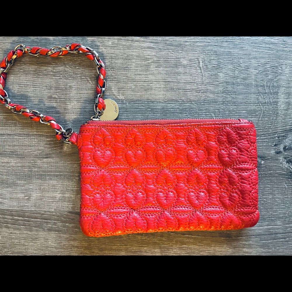 Deux Lux coral wristlet